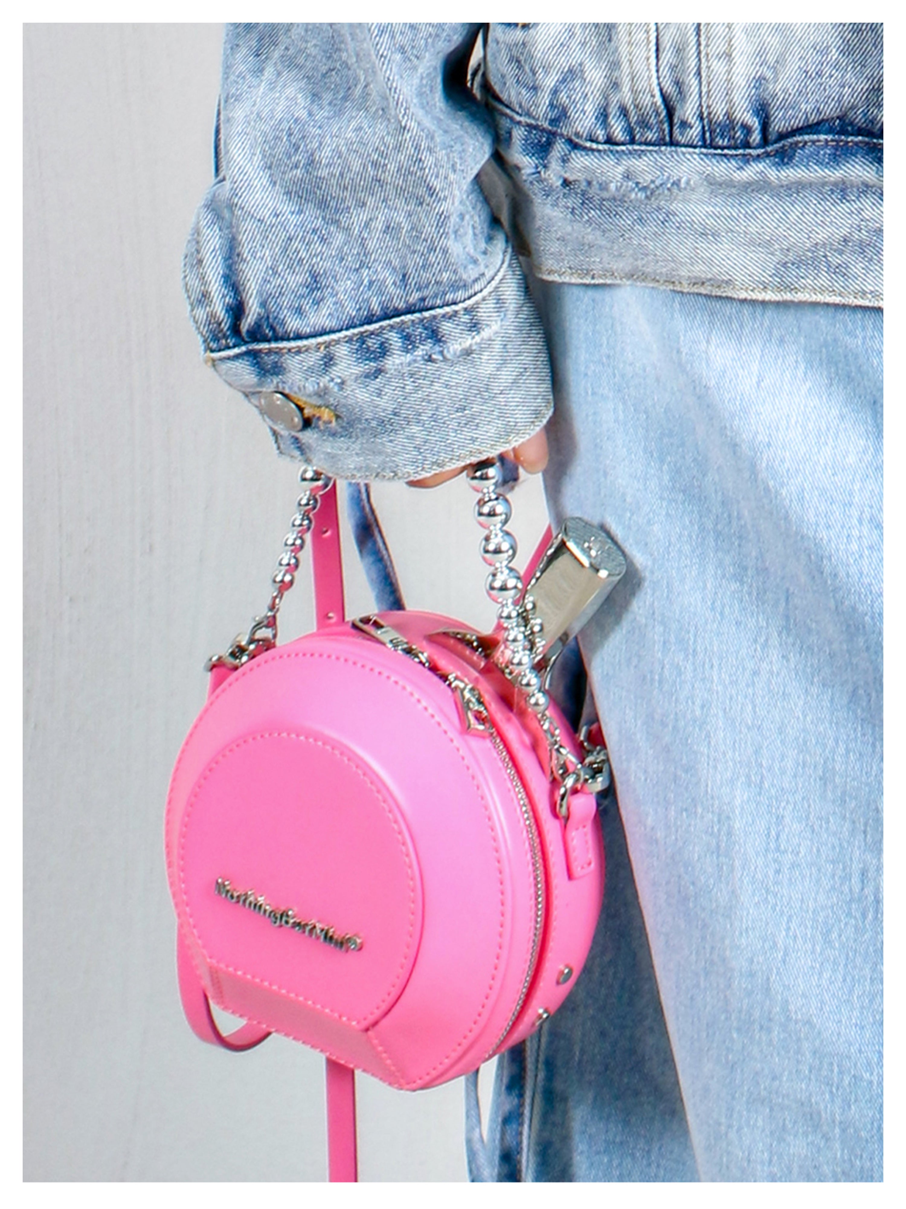 sobershy×nothingbutmini mini racket bag(Fluorescent Pink）