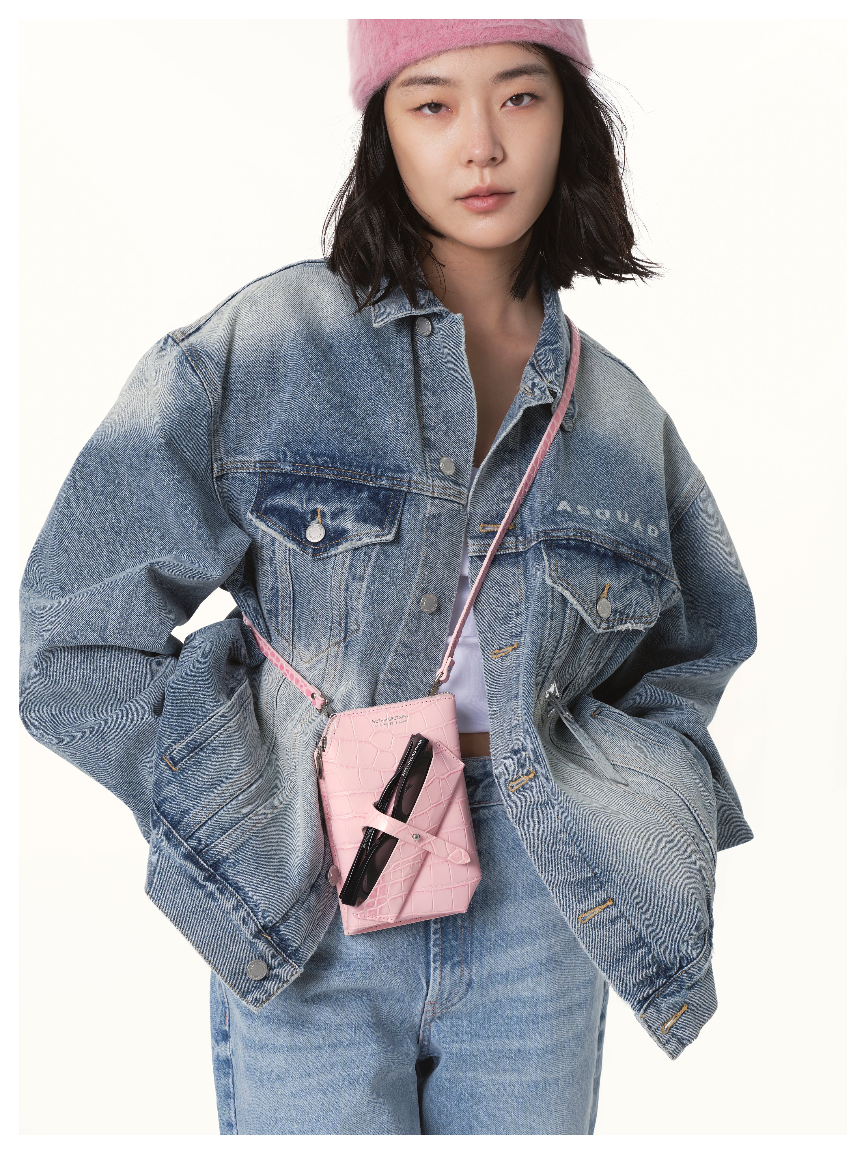 1218 NBM Sun Glasses Bag（Crocodile Meal）