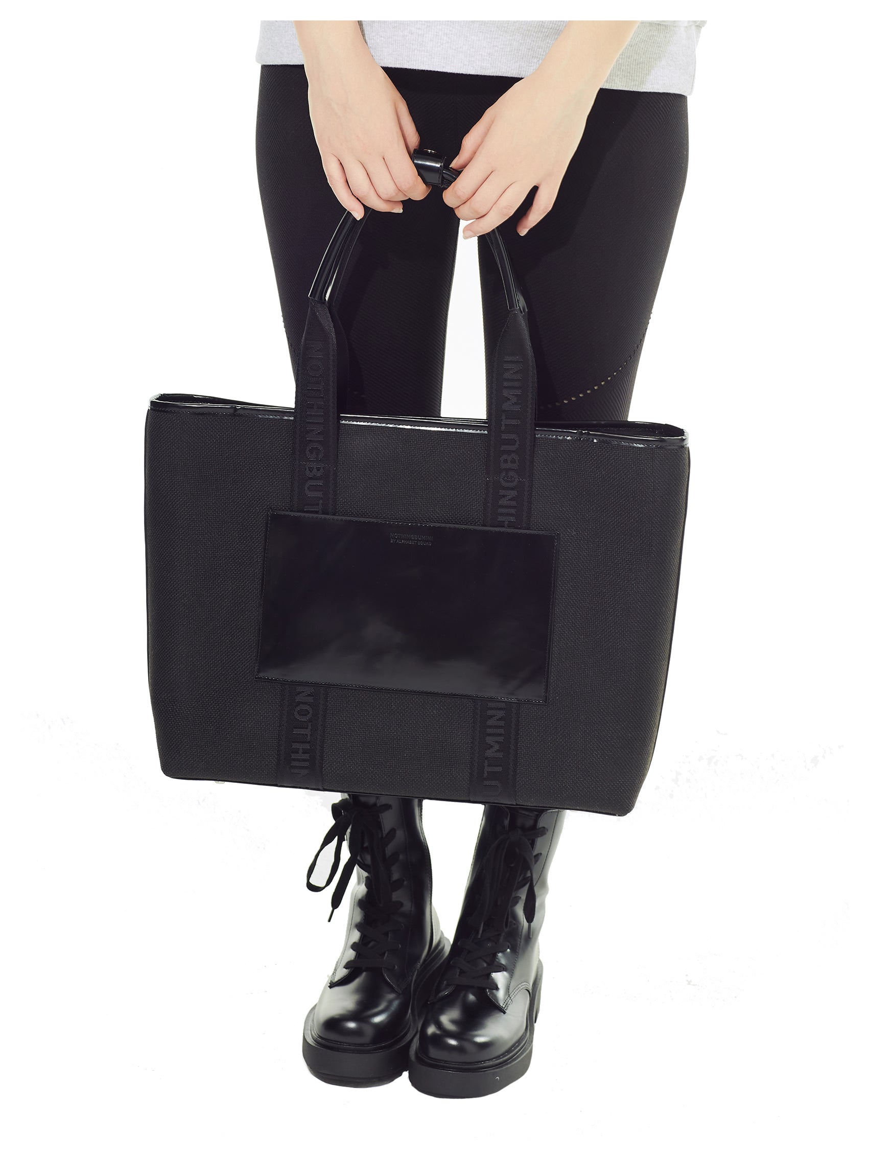 NBM 5032 TOTE Tote Bag (Linen Black)