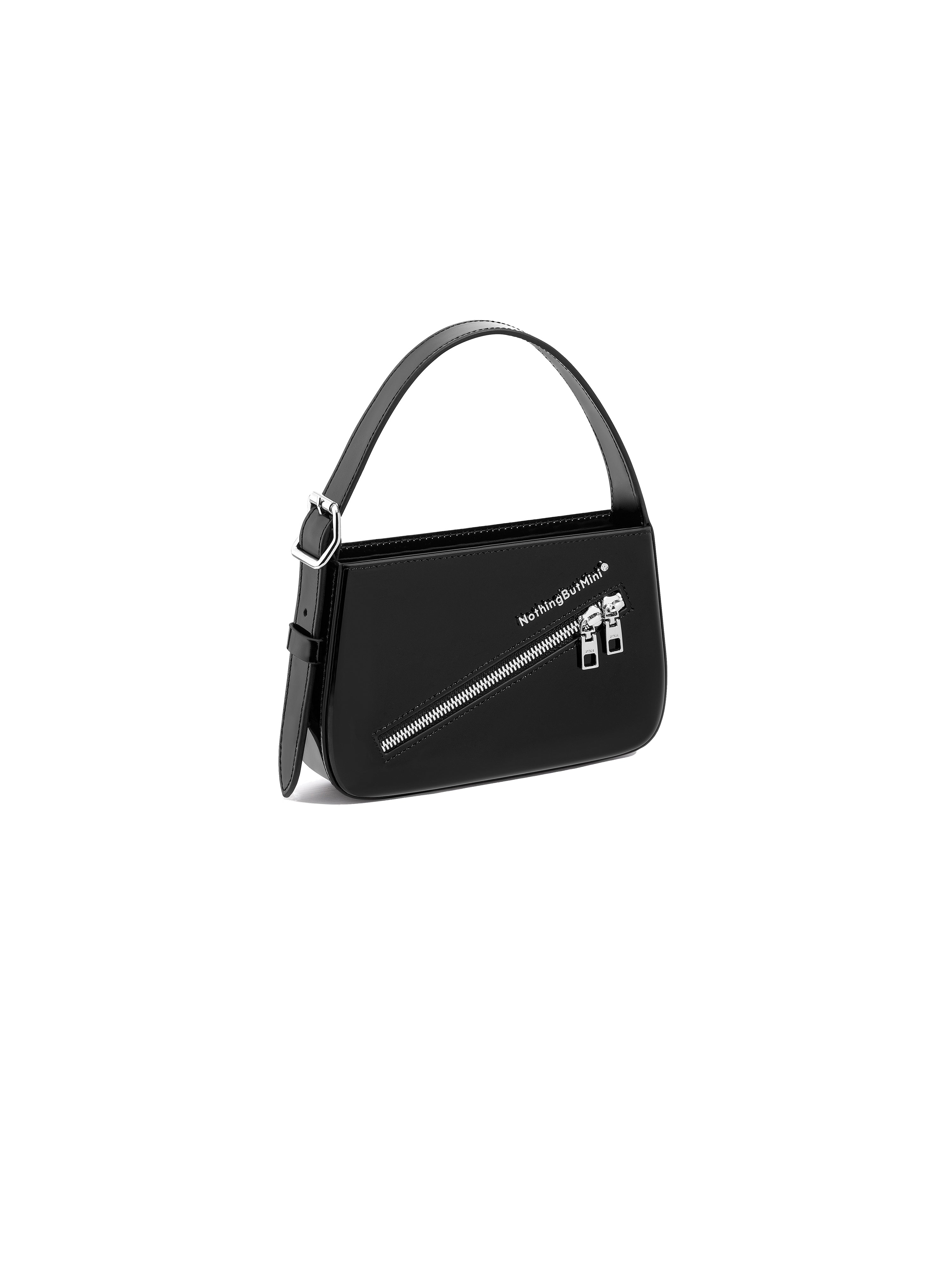 NBM 2024 Incline Zipper Handbag (Matte Black)