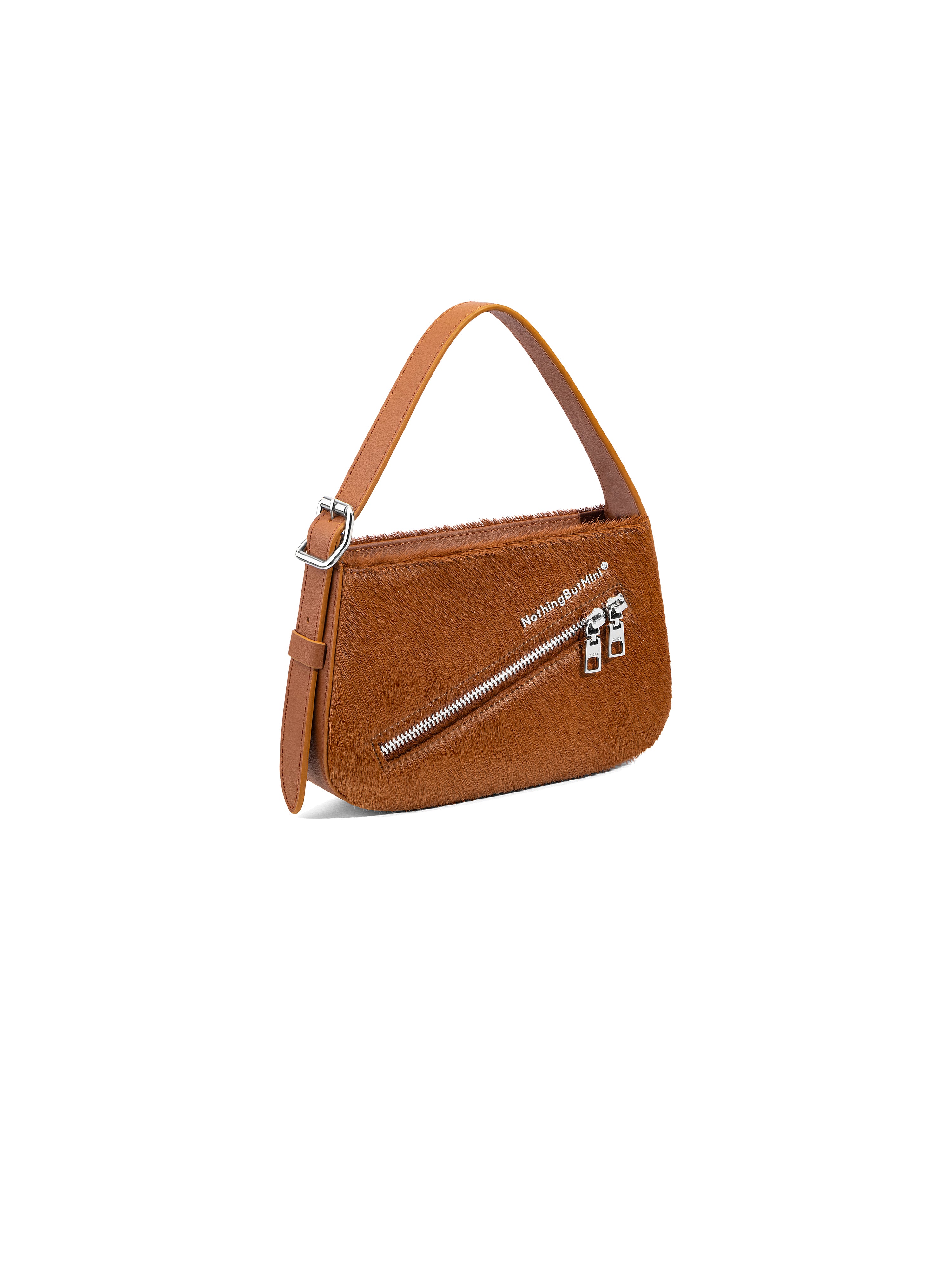 NBM 2024 Incline Zipper Handbag (Horsehair Palm)