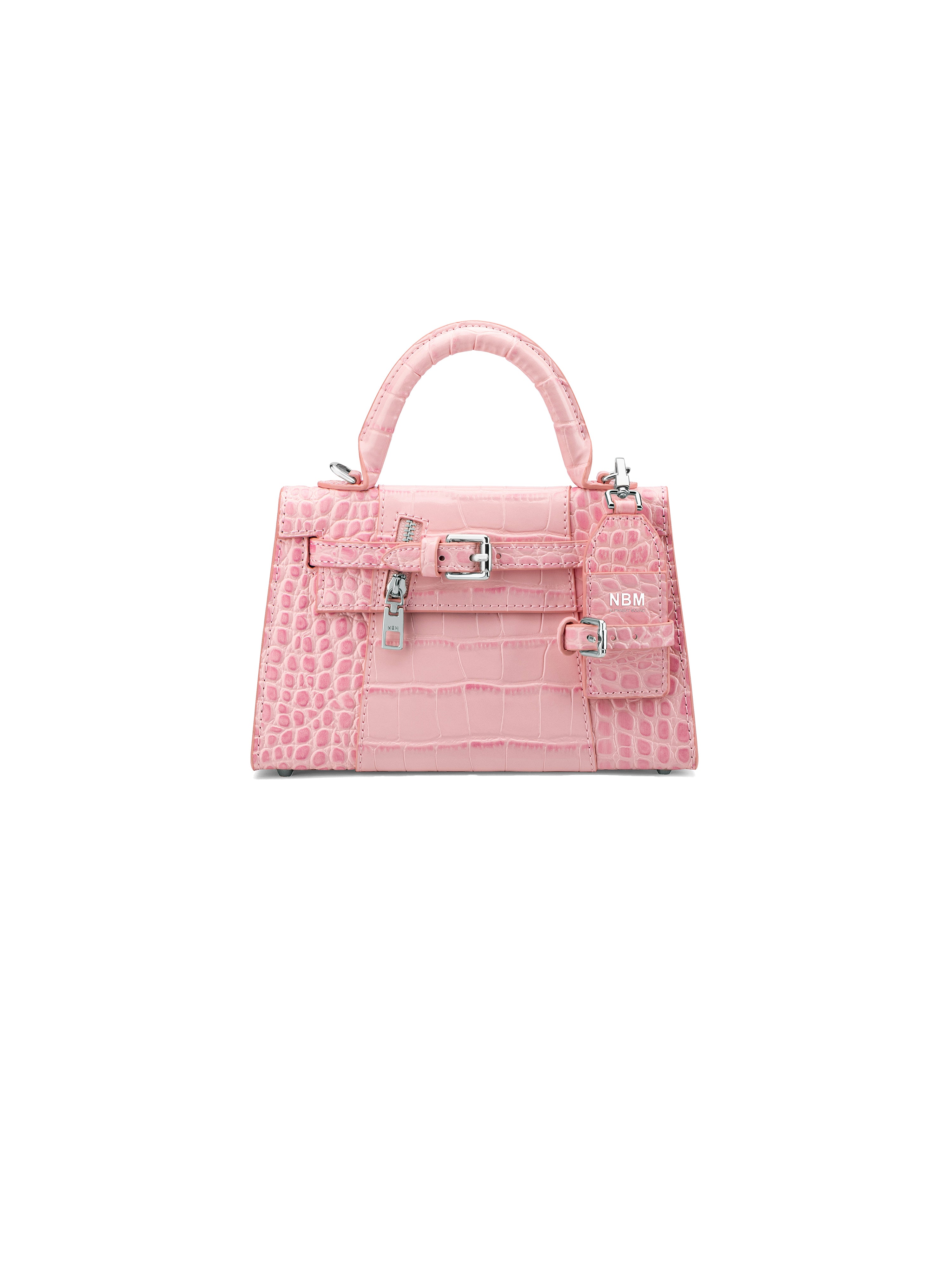 NBM 2024 AlmostKelly Handbag (Crocodile Powder）