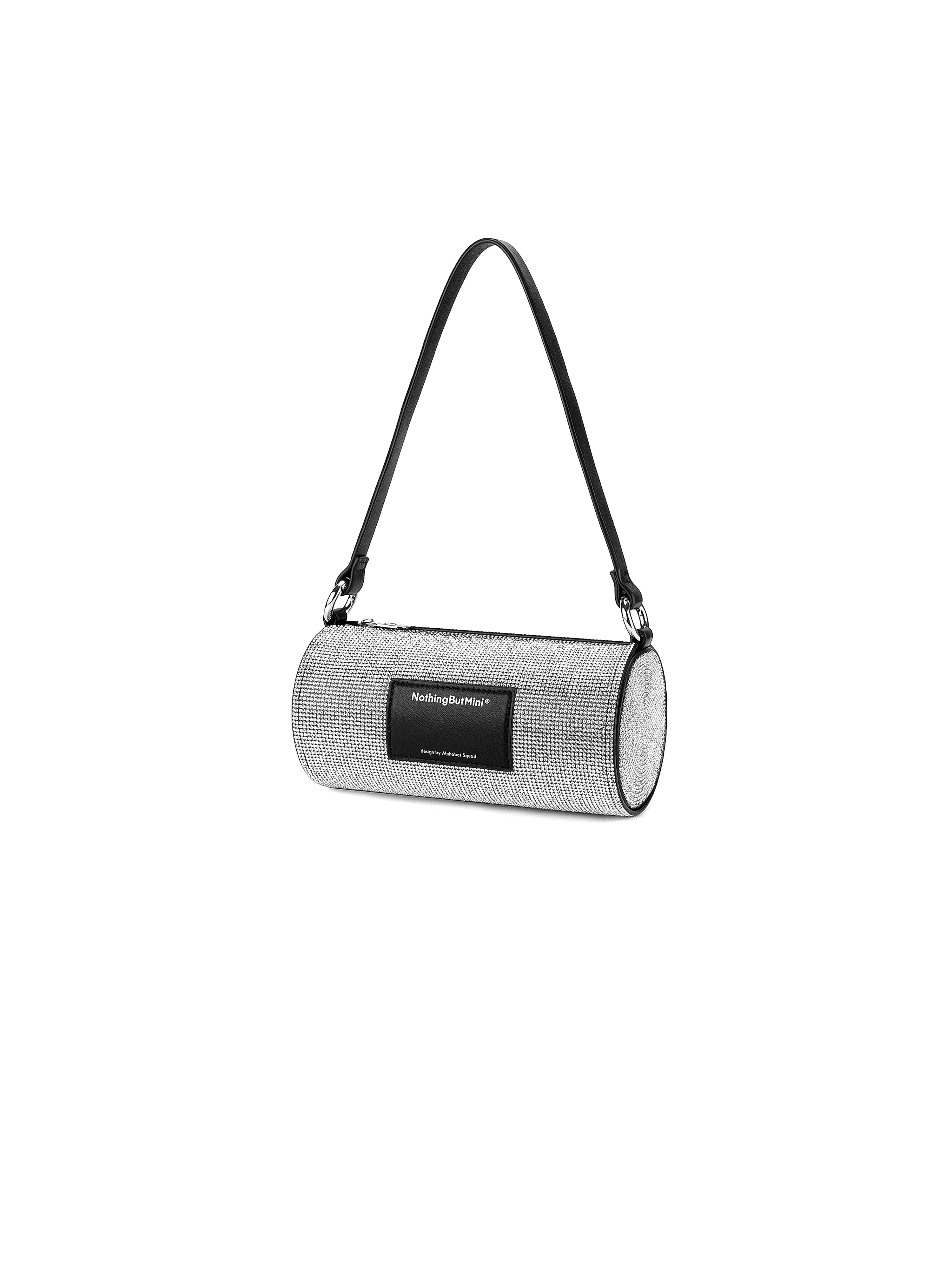 Diamond bowling hand bag（Crystal White）