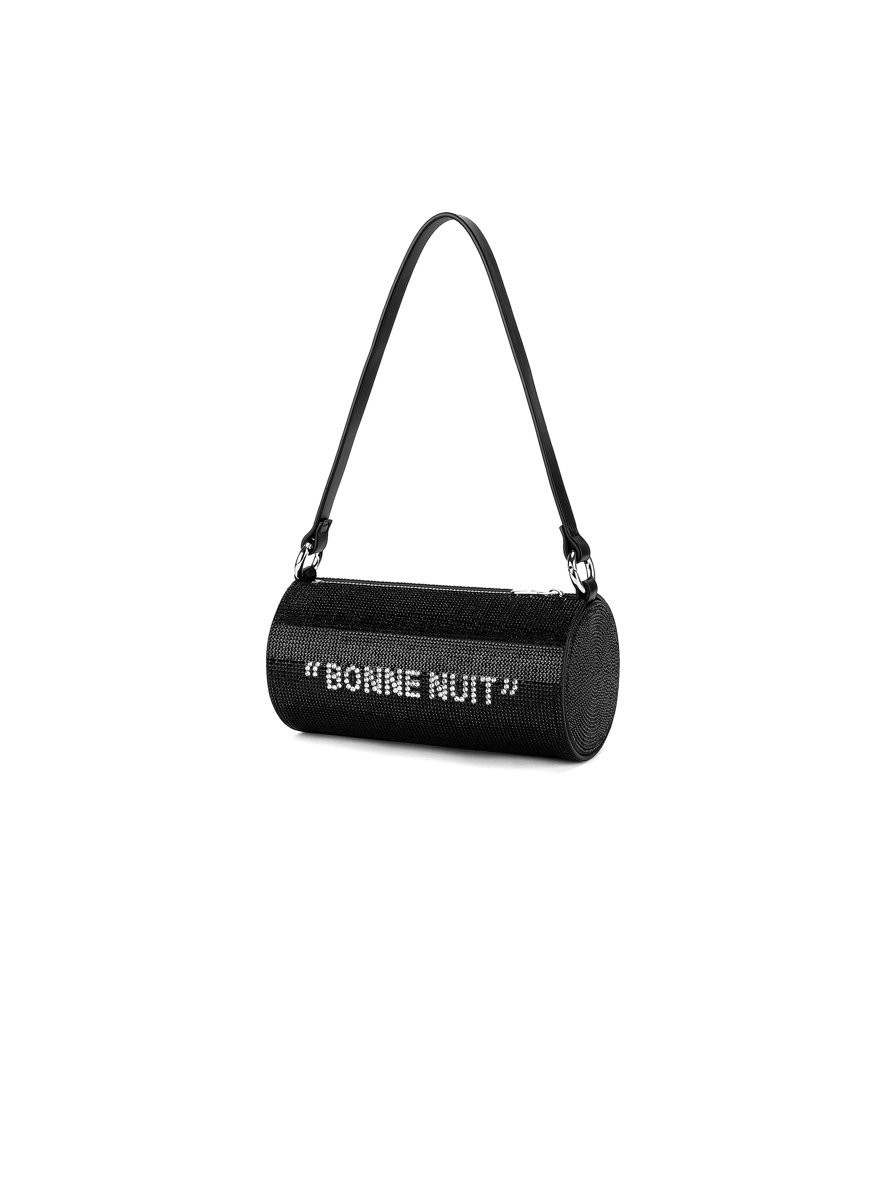 Diamond bowling hand bag（Crystal Black）