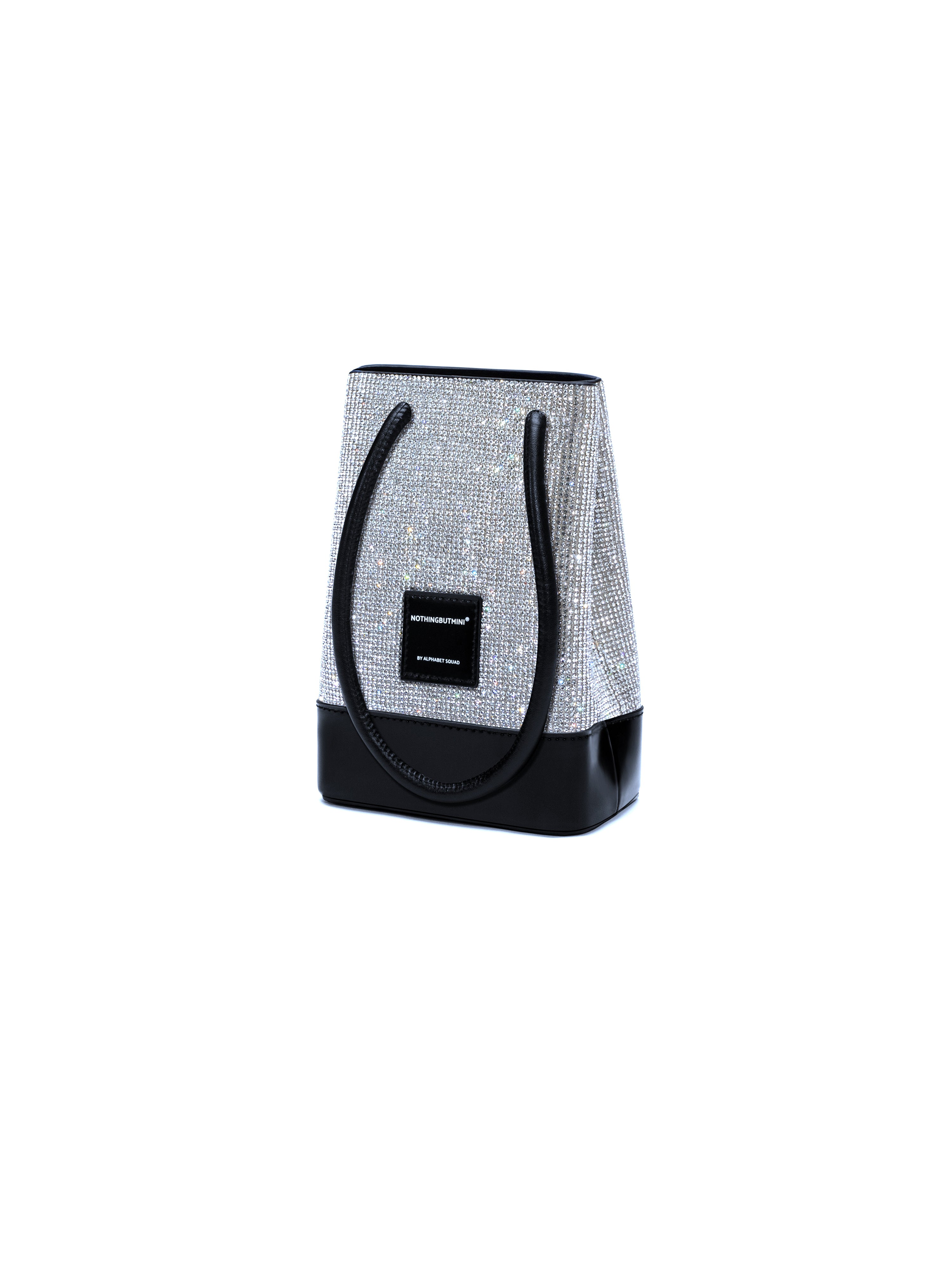 NBM 1218 crystal handbag (Crystal White）