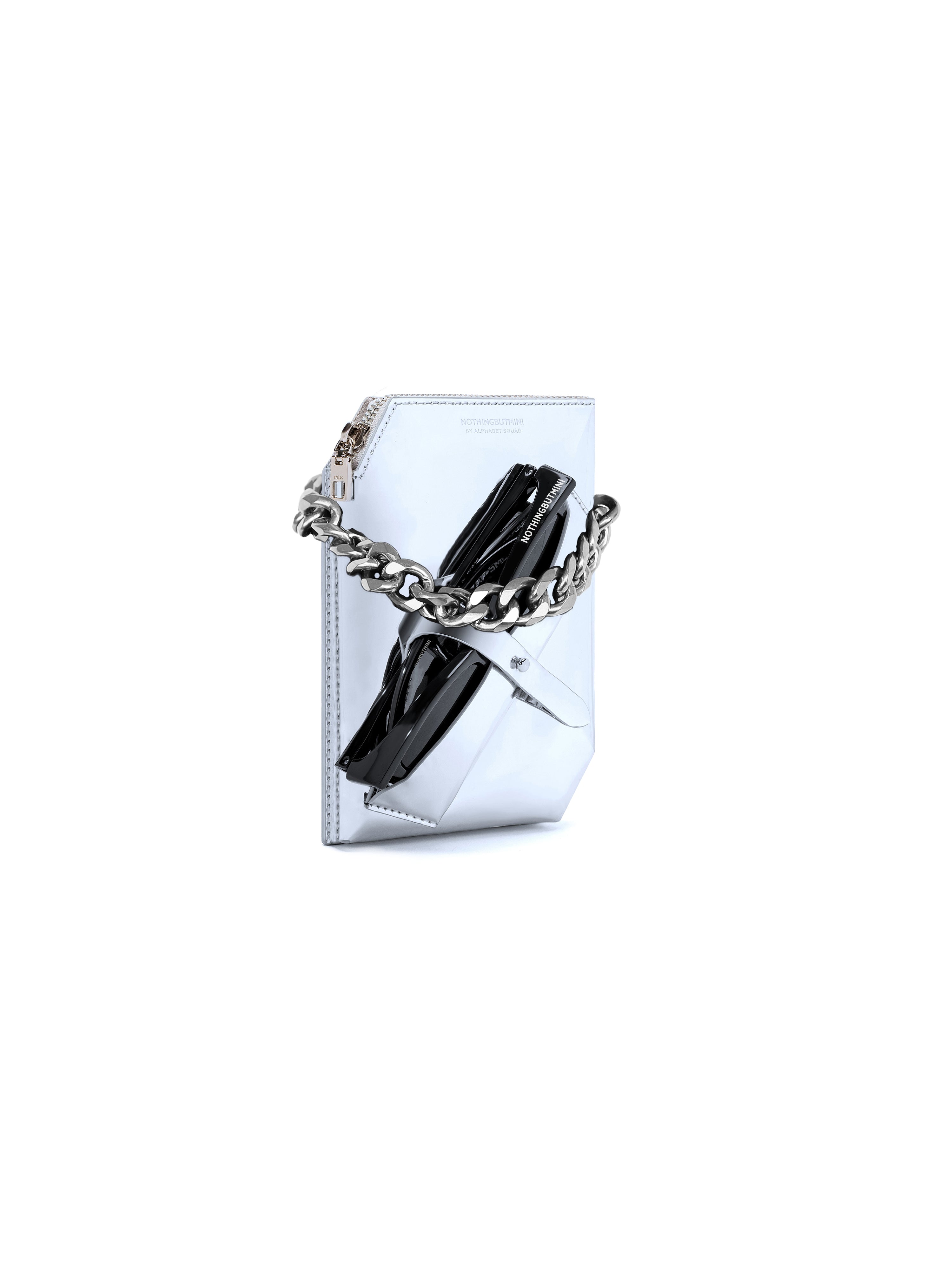 1218 NBM Sun Glasses Bag（Mirror Silver)