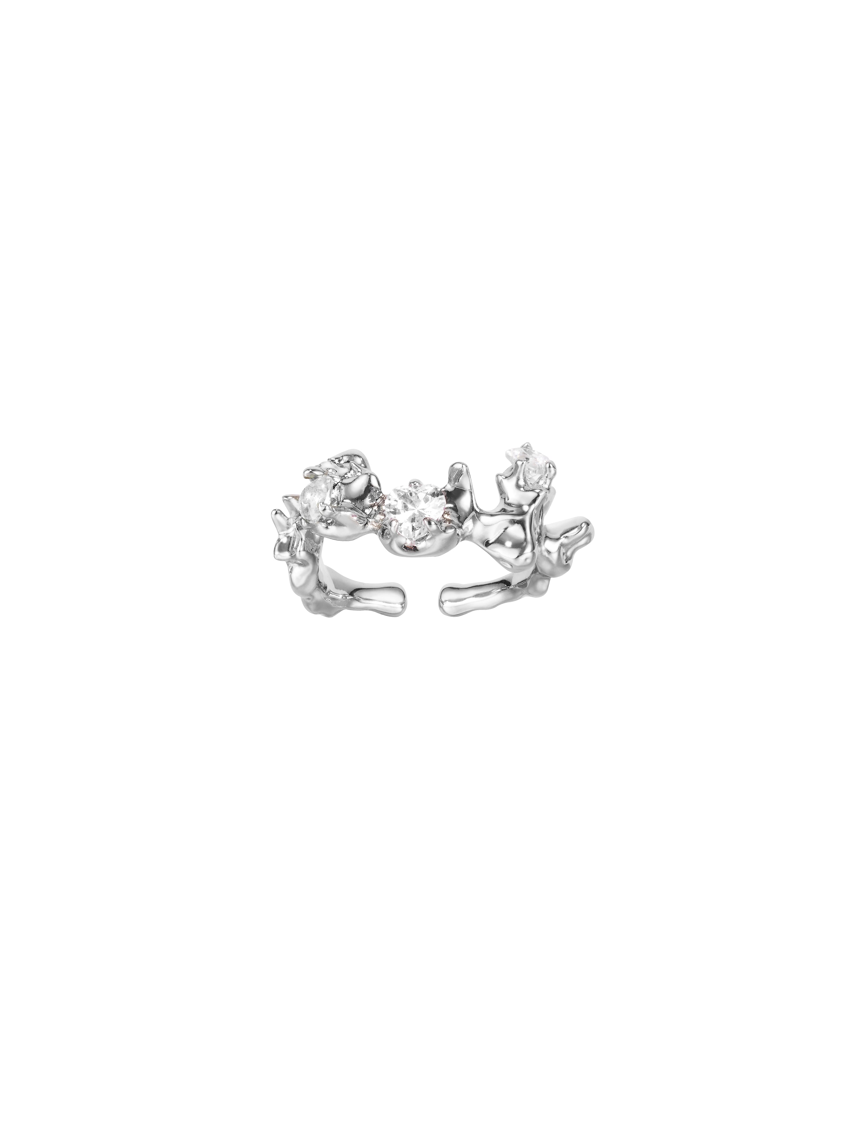 NBM 2024 Zircon Lava Ring（Crystal Clear）