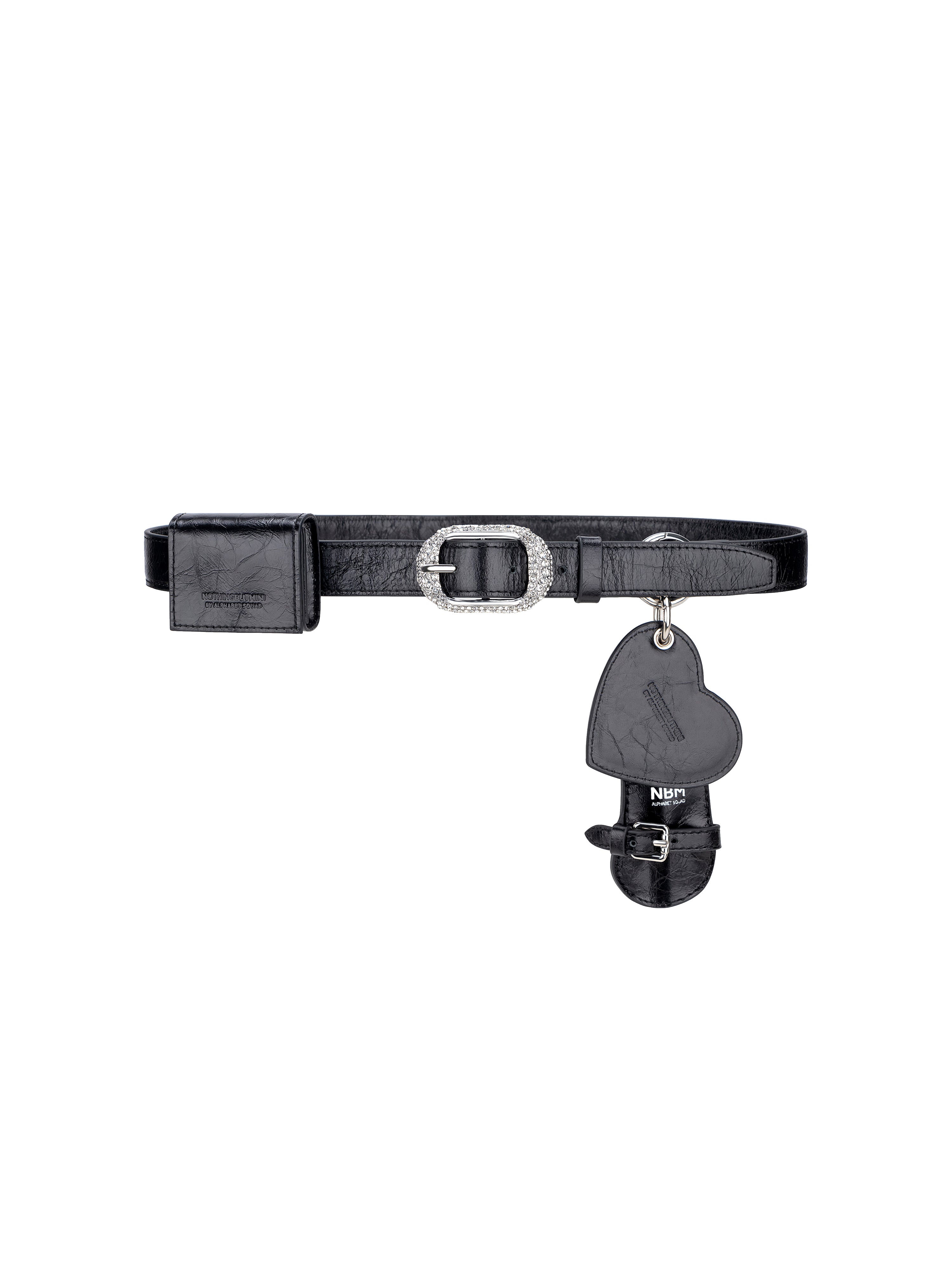 sobershy×nothingbutmini crystal accessory waist pack