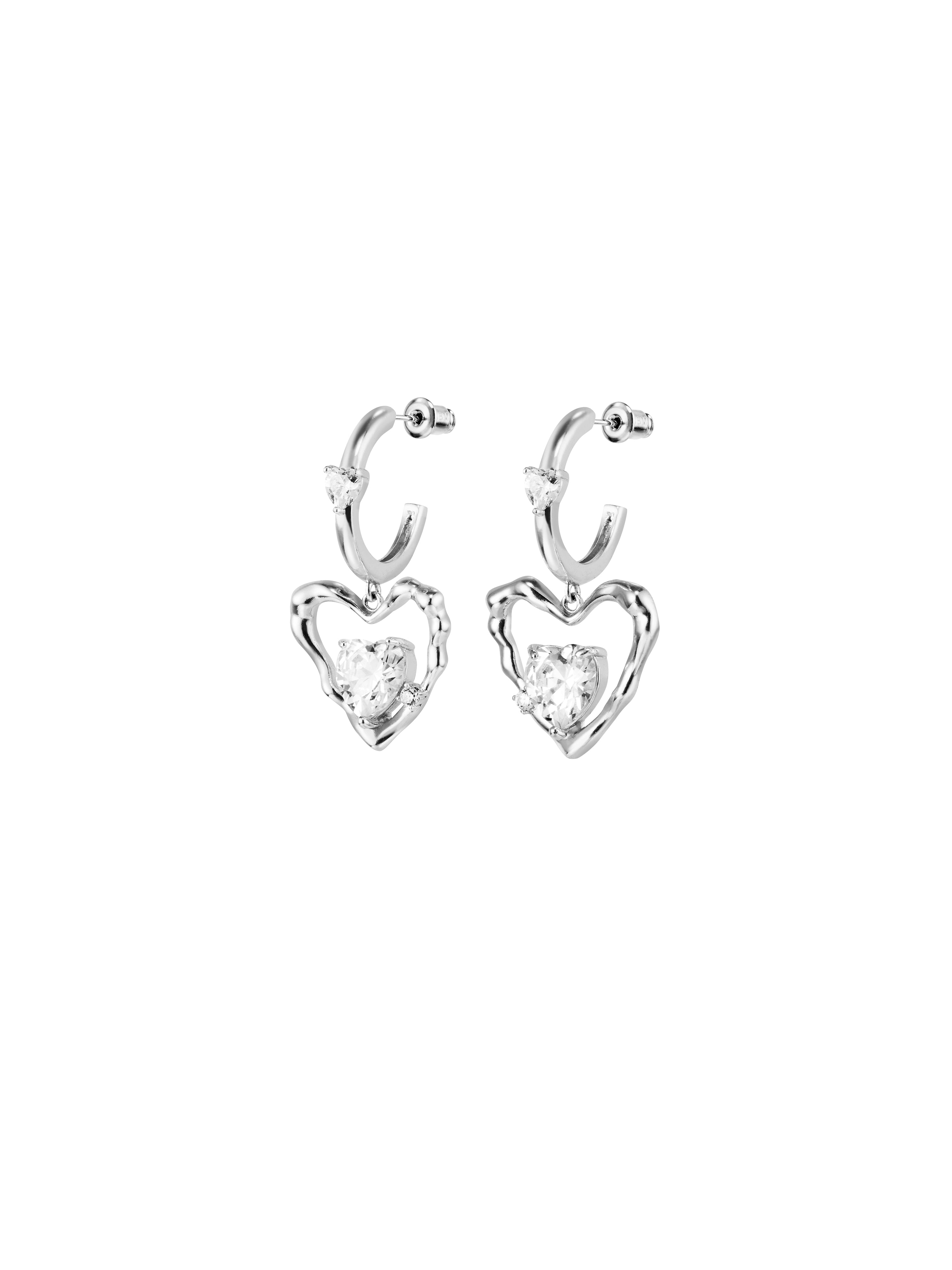 NBM 2024 Love Lava Earrings（Crystal Clear）