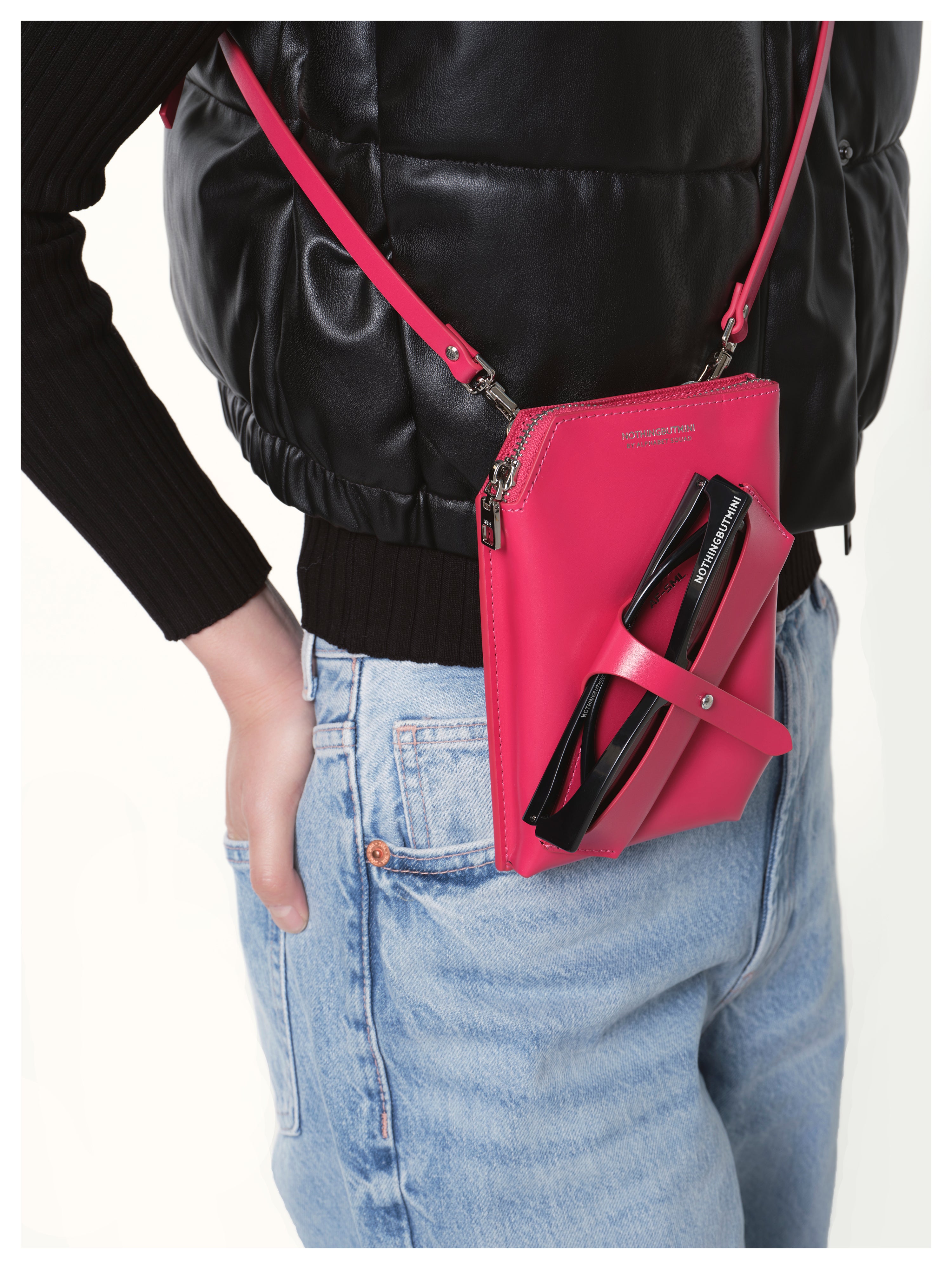1218 NBM Sun Glasses Bag（Rose)
