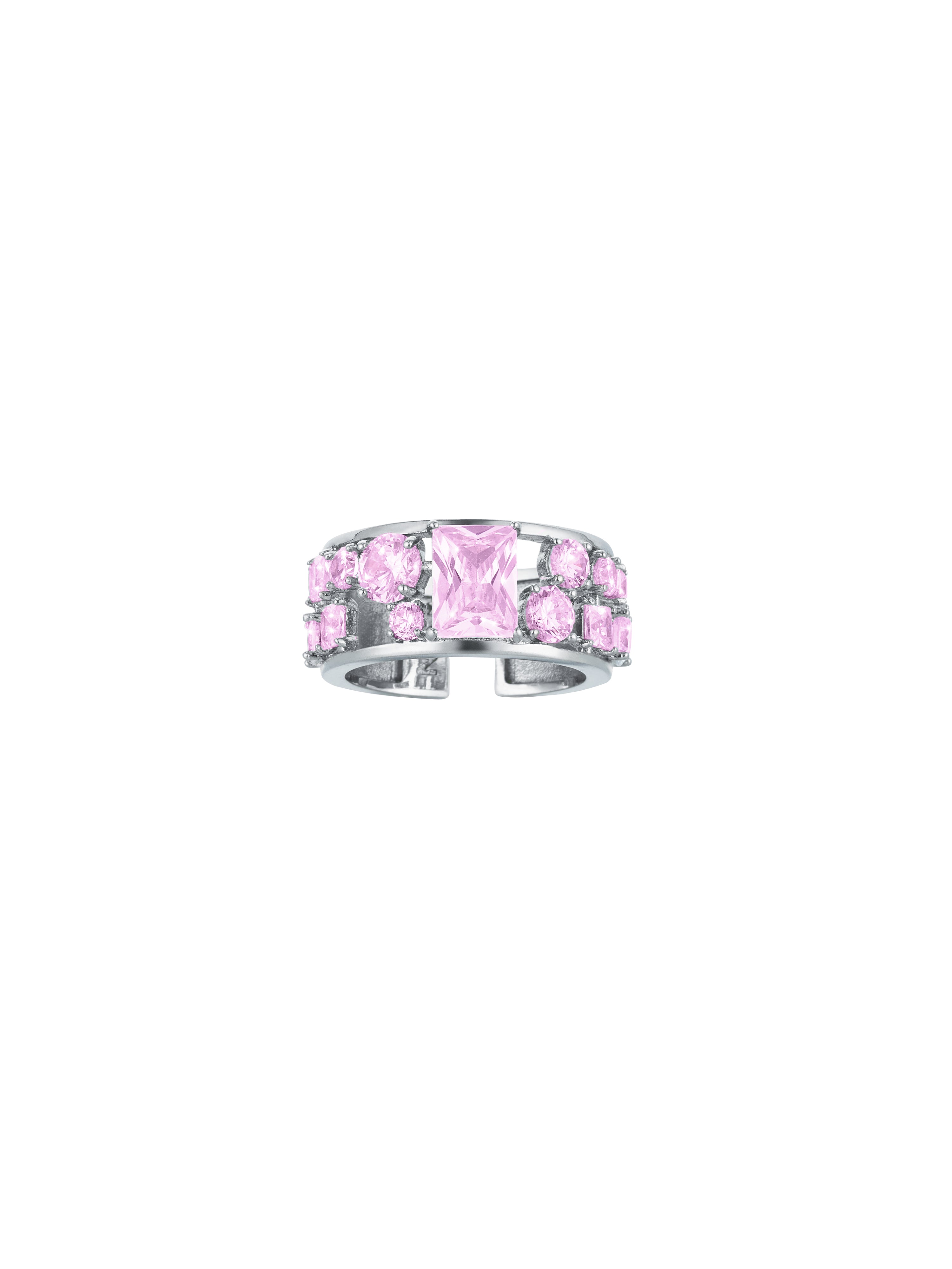 Scattered Zircon Ring（Crystal Pink）