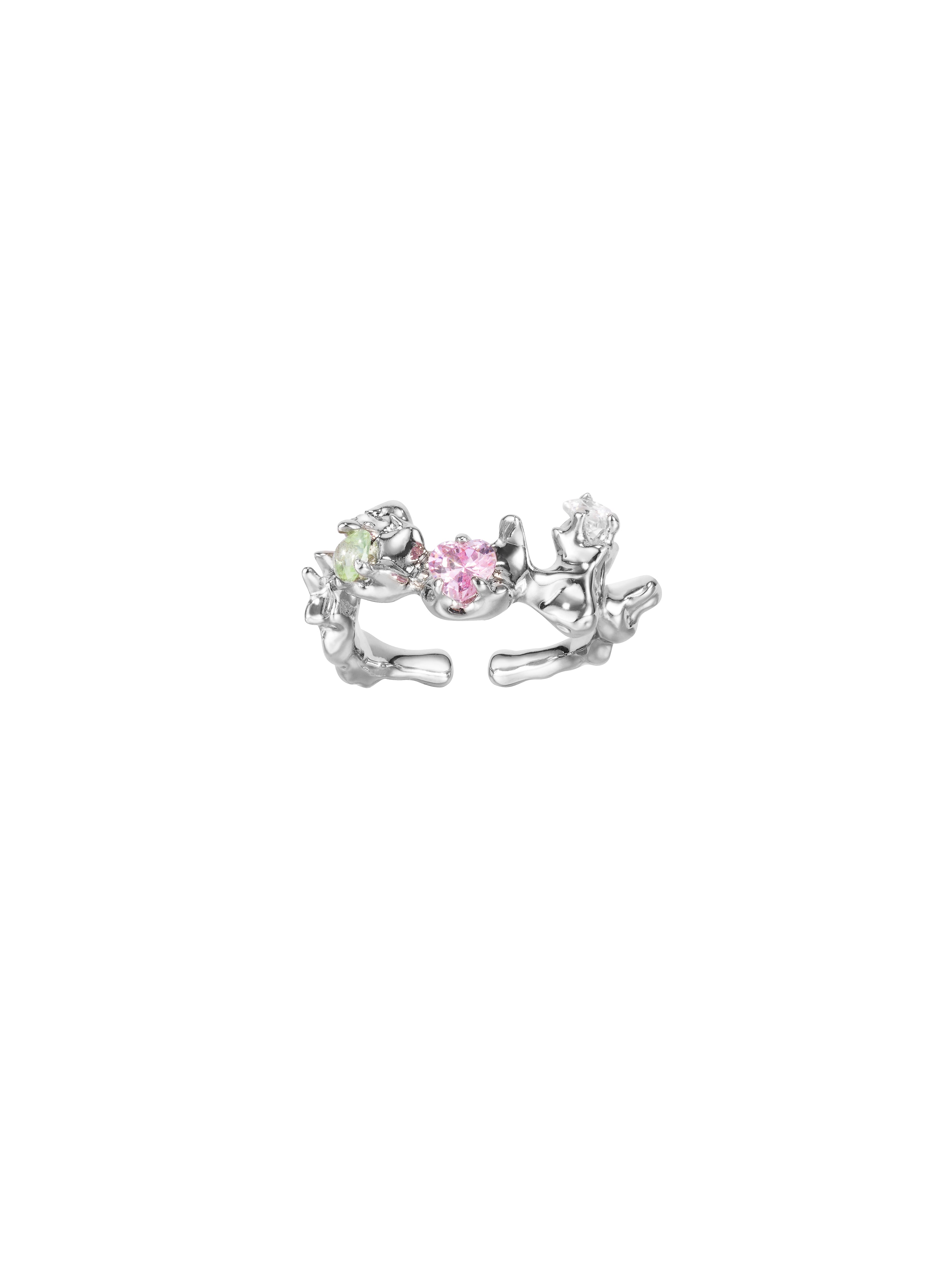 NBM 2024 Zircon Lava Ring（Crystal Diamond Zircon）