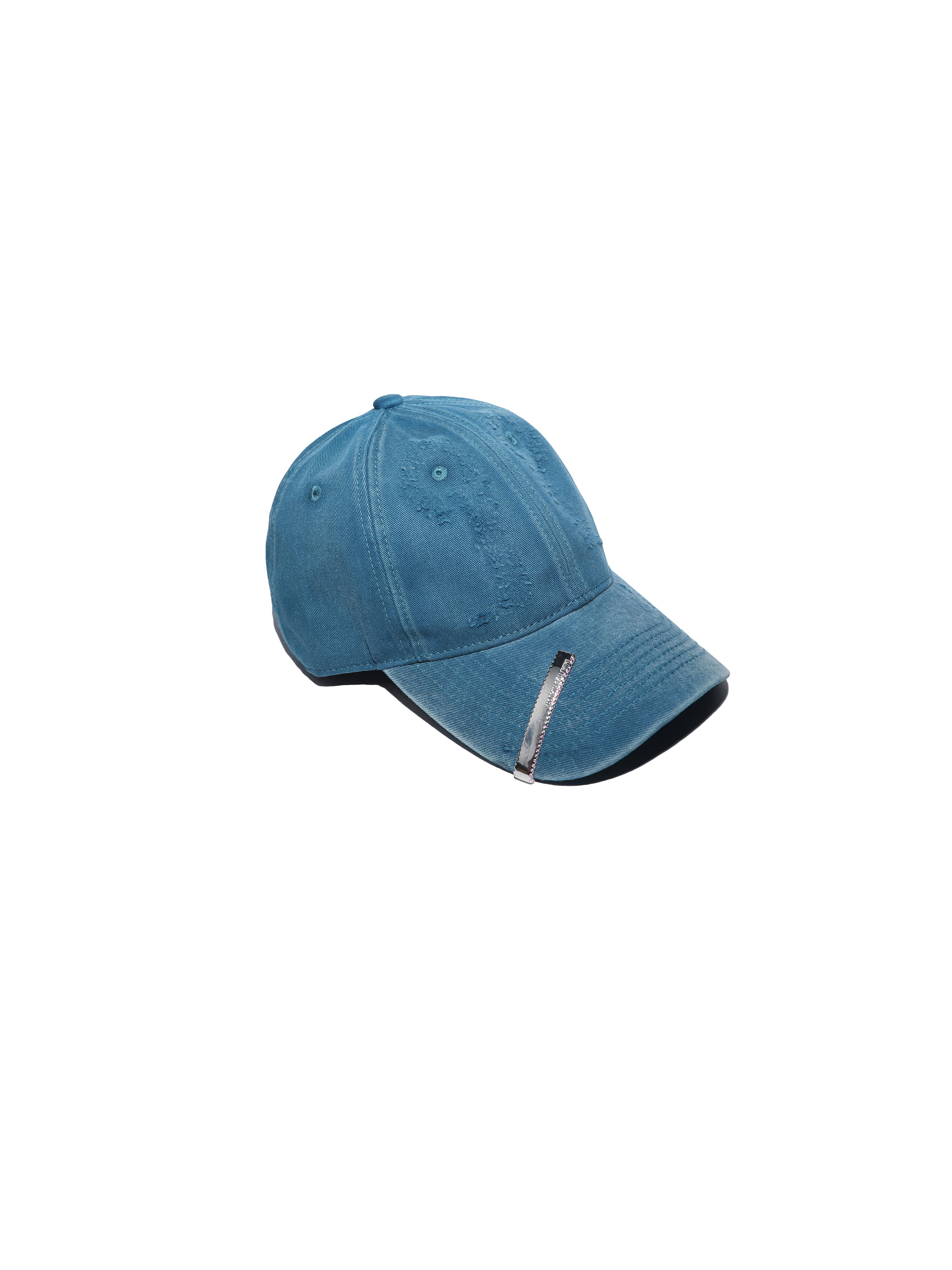 NBM metal brim clip Baseball cap (Blue)