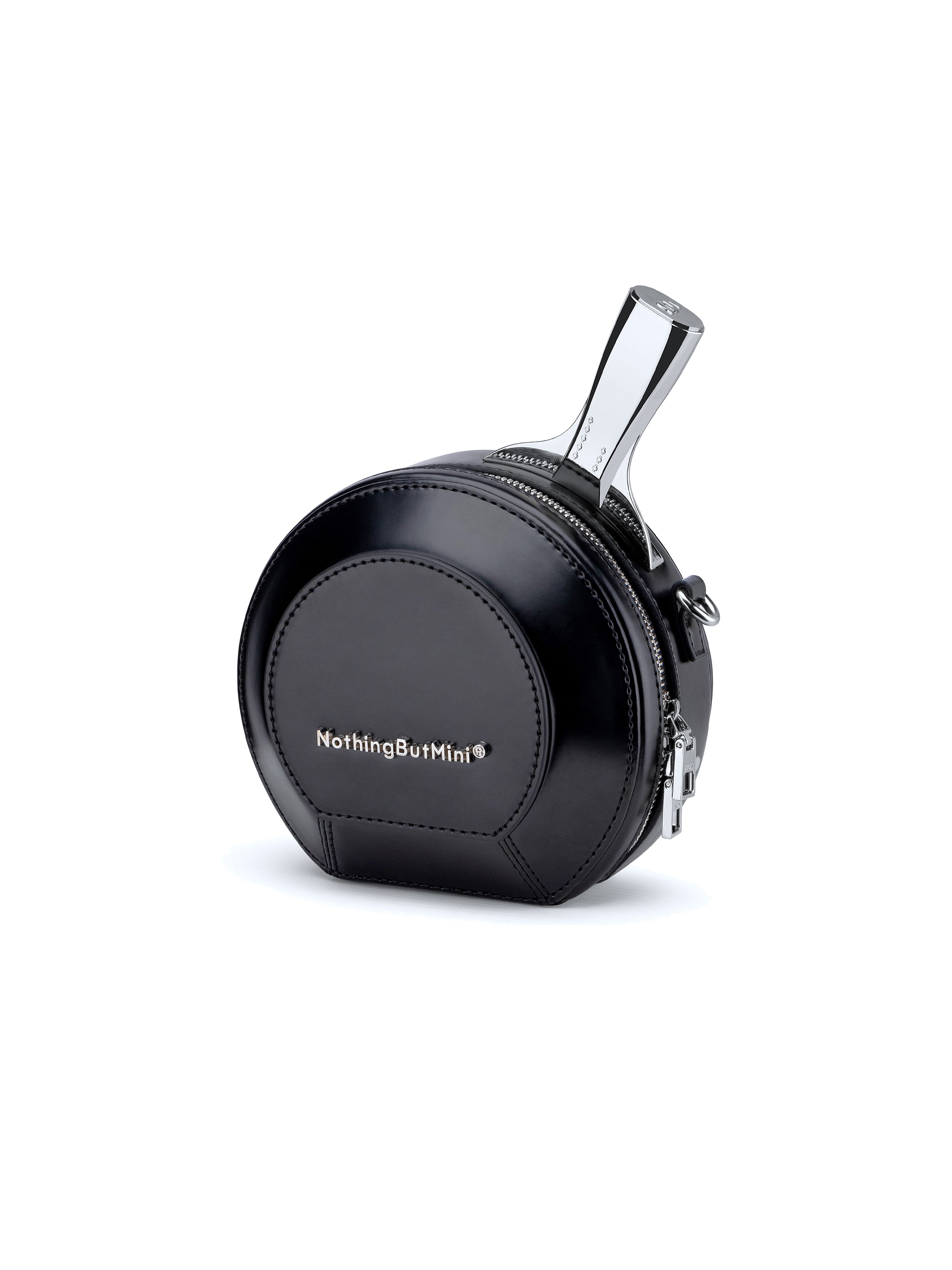 sobershy×nothingbutmini mini racket bag(Patent Black)
