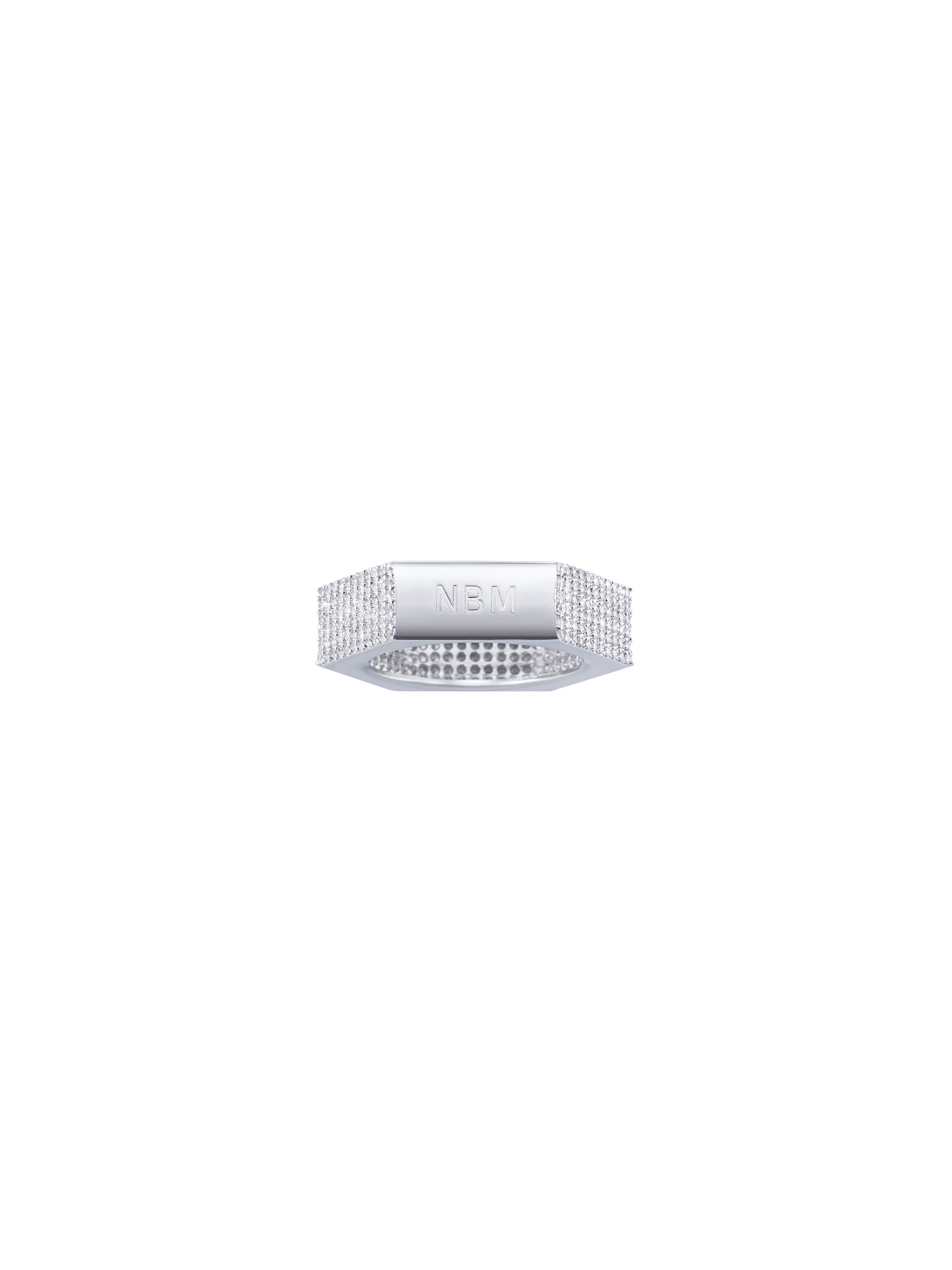 Crystal nut-shape ring（Crystal Clear)