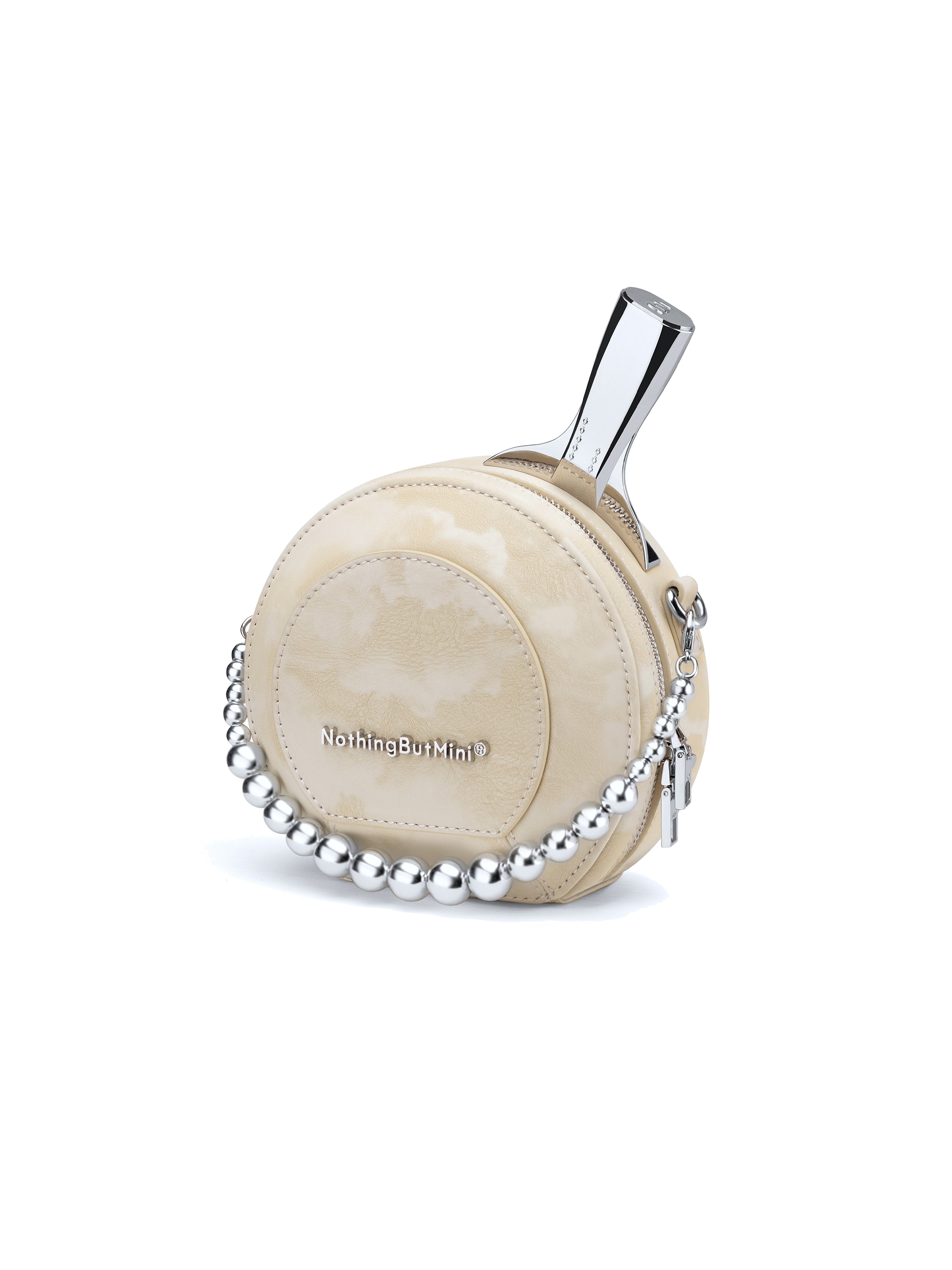 sobershy×nothingbutmini mini racket bag(Desert White）