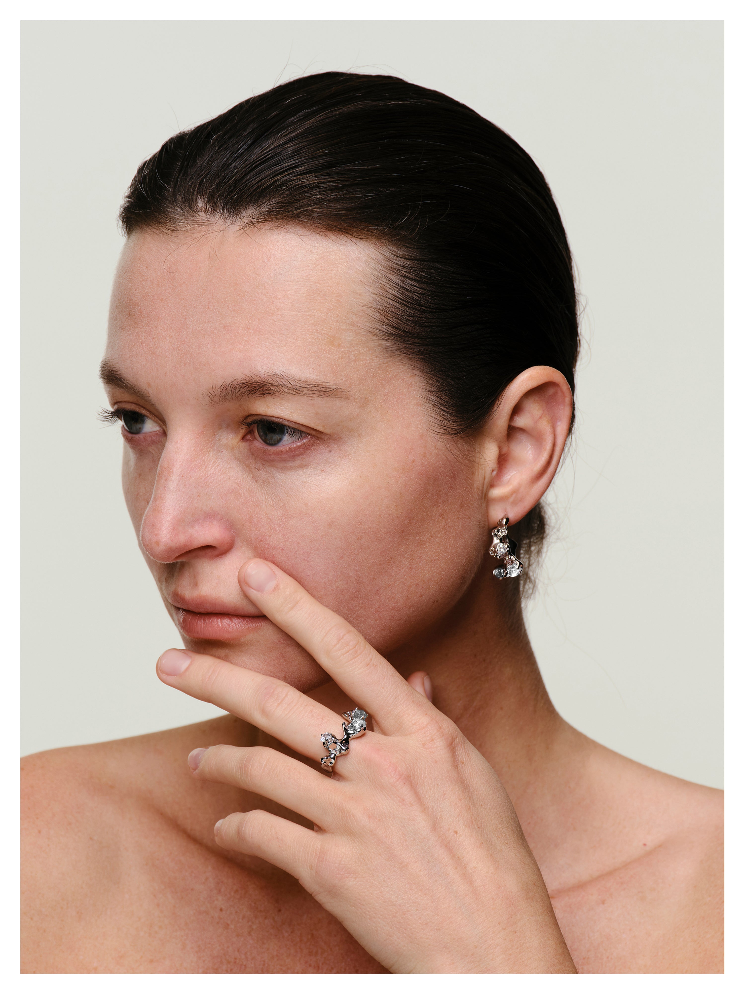 NBM 2024 Zircon Lava Ring（Crystal Clear）