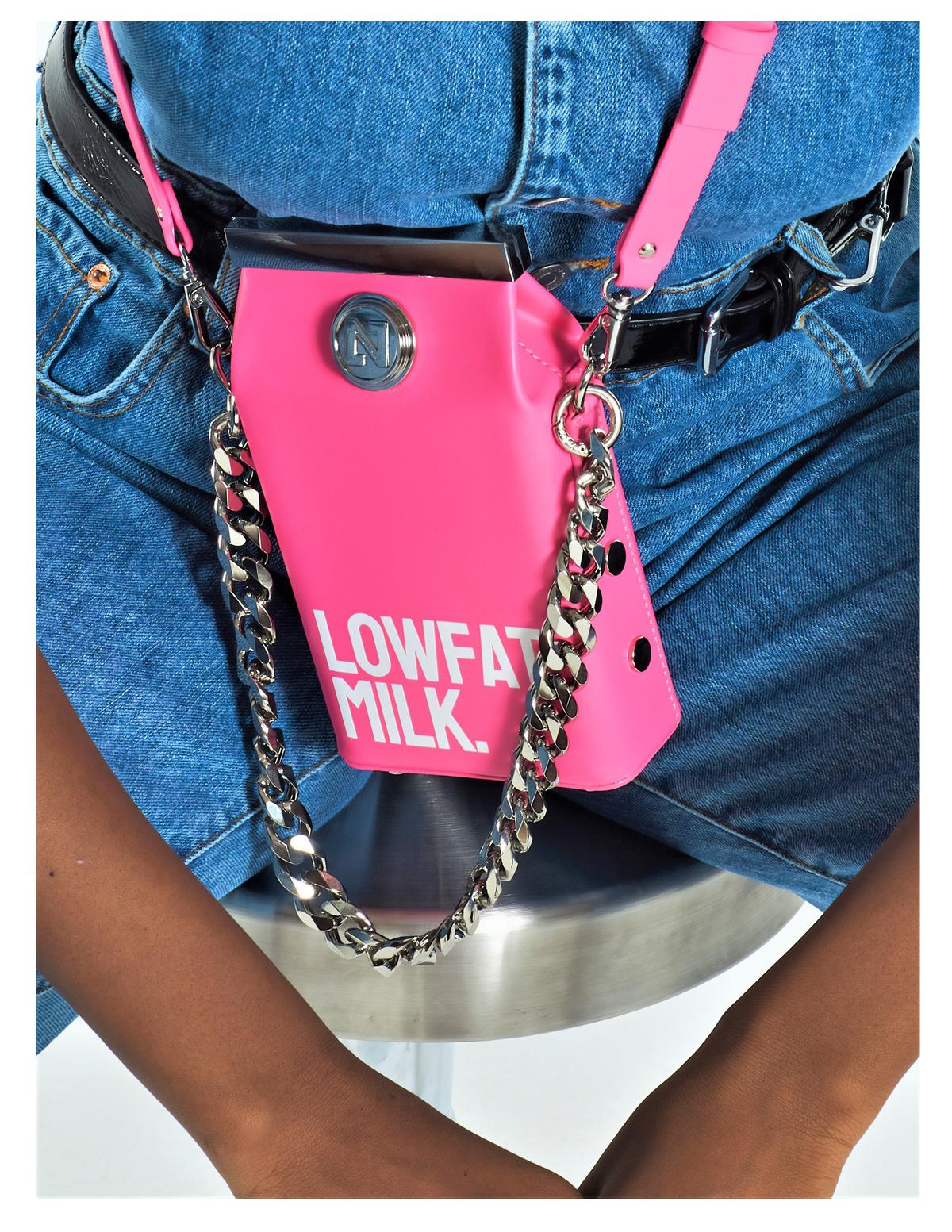 Embossed Letter milk carton series  Barbie（Mobile PhoneBag Version)